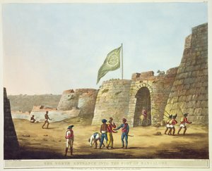 Der Nordeingang in das Fort von Bangalore, Platte 15 aus 